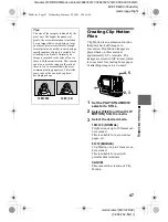 Предварительный просмотр 47 страницы Sony FD Mavica MVC-FD92 Operating Instructions Manual