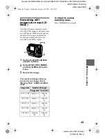 Предварительный просмотр 49 страницы Sony FD Mavica MVC-FD92 Operating Instructions Manual