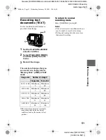 Предварительный просмотр 51 страницы Sony FD Mavica MVC-FD92 Operating Instructions Manual