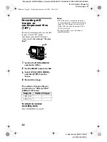 Предварительный просмотр 52 страницы Sony FD Mavica MVC-FD92 Operating Instructions Manual