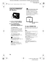 Предварительный просмотр 54 страницы Sony FD Mavica MVC-FD92 Operating Instructions Manual