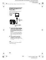 Предварительный просмотр 62 страницы Sony FD Mavica MVC-FD92 Operating Instructions Manual