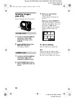 Предварительный просмотр 64 страницы Sony FD Mavica MVC-FD92 Operating Instructions Manual