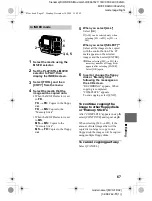 Предварительный просмотр 67 страницы Sony FD Mavica MVC-FD92 Operating Instructions Manual