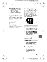 Предварительный просмотр 69 страницы Sony FD Mavica MVC-FD92 Operating Instructions Manual