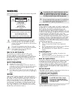 Preview for 3 page of Sony FD TRINITON WEGA KV-24FS120 Operating Instructions Manual