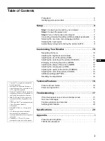 Preview for 3 page of Sony FD Trinitron GDM-F500R Operating Instructions Manual