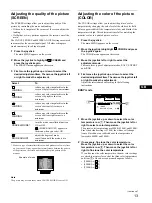 Preview for 13 page of Sony FD Trinitron GDM-F500R Operating Instructions Manual