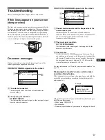 Preview for 17 page of Sony FD Trinitron GDM-F500R Operating Instructions Manual