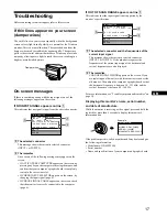 Preview for 17 page of Sony FD Trinitron GDM-FW900 Operating Instructions Manual