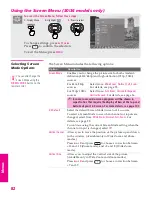 Предварительный просмотр 83 страницы Sony FD Trinitron KD-30XS955 Operating Instructions Manual