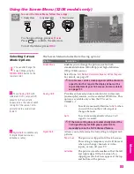 Предварительный просмотр 84 страницы Sony FD Trinitron KD-30XS955 Operating Instructions Manual