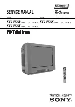 Sony FD Trinitron KV-21FX30K Service Manual preview