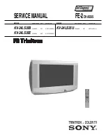 Sony FD Trinitron KV-24LS35U Service Manual preview