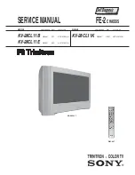 Sony FD Trinitron KV-28CL11B Service Manual предпросмотр