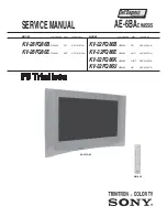 Sony FD Trinitron KV-28FQ86E Service Manual preview