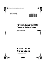 Sony FD Trinitron KV-28LS35B Instruction Manual preview