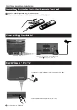 Preview for 8 page of Sony FD Trinitron KV-29FX20U Instruction Manual