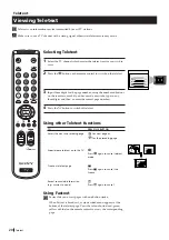 Preview for 20 page of Sony FD Trinitron KV-29FX20U Instruction Manual