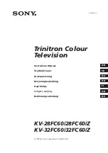 Sony FD Trinitron KV-32FX60B Instruction Manual предпросмотр