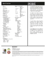 Предварительный просмотр 2 страницы Sony FD Trinitron Multiscan CPD-E200/L Specifications