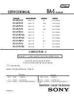 Preview for 75 page of Sony FD TRINITRON WEGA KV-20FS12 Service Manual