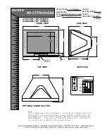 Sony FD Trinitron WEGA KV-27FS100 Specifications предпросмотр