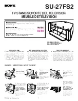 Preview for 1 page of Sony FD Trinitron WEGA KV-27FS200 Instructions Manual