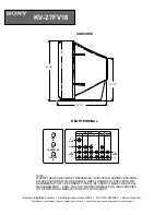 Preview for 1 page of Sony FD Trinitron WEGA KV-27FV16 Specifications