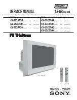 Sony FD Trinitron WEGA KV-32CS70 Service Manual preview