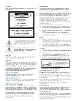 Preview for 2 page of Sony FD Trinitron WEGA KV-32FV16 Operating Instructions Manual