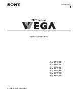 Предварительный просмотр 70 страницы Sony FD Trinitron WEGA KV-36FS100 Service Manual