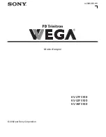 Предварительный просмотр 134 страницы Sony FD Trinitron WEGA KV-36FS100 Service Manual