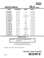 Предварительный просмотр 419 страницы Sony FD Trinitron WEGA KV-36HS500 Service Manual