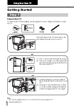 Preview for 6 page of Sony FD Trinitron WEGA KV-HR36 Operating Instructions Manual