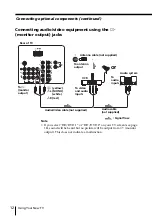 Preview for 12 page of Sony FD Trinitron WEGA KV-HR36 Operating Instructions Manual