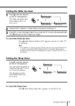 Preview for 19 page of Sony FD Trinitron WEGA KV-HR36 Operating Instructions Manual