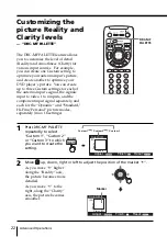 Preview for 22 page of Sony FD Trinitron WEGA KV-HR36 Operating Instructions Manual