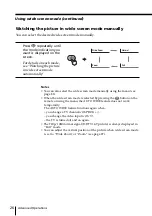 Preview for 26 page of Sony FD Trinitron WEGA KV-HR36 Operating Instructions Manual