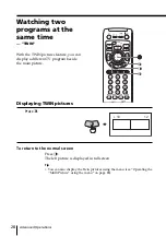 Preview for 28 page of Sony FD Trinitron WEGA KV-HR36 Operating Instructions Manual