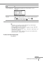 Preview for 75 page of Sony FD Trinitron WEGA KV-HR36 Operating Instructions Manual