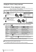 Preview for 76 page of Sony FD Trinitron WEGA KV-HR36 Operating Instructions Manual