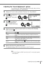 Preview for 79 page of Sony FD Trinitron WEGA KV-HR36 Operating Instructions Manual