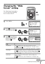 Preview for 81 page of Sony FD Trinitron WEGA KV-HR36 Operating Instructions Manual