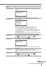 Preview for 85 page of Sony FD Trinitron WEGA KV-HR36 Operating Instructions Manual