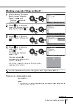 Preview for 93 page of Sony FD Trinitron WEGA KV-HR36 Operating Instructions Manual