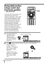 Preview for 234 page of Sony FD Trinitron WEGA KV-HR36 Operating Instructions Manual