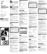 Sony FDA-SV1 Operating Instructions preview