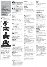 Предварительный просмотр 1 страницы Sony FDAM1AM - Viewfinder Magnifier Operating Instructions