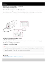 Preview for 119 page of Sony FDR-X3000 Help Manual